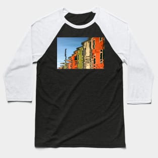 Colorful houses of Burano island - Venice Baseball T-Shirt